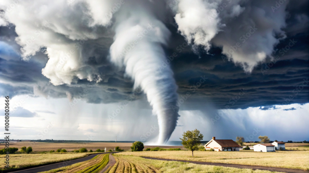 Fototapeta premium smoke on the field. sky, nature, clouds, landscape, cloud, geyser, storm, water, yellowstone, field, fire, forest, weather, park, steam, national, summer, smoke, tornado, rain, grass, cloudscape, trav