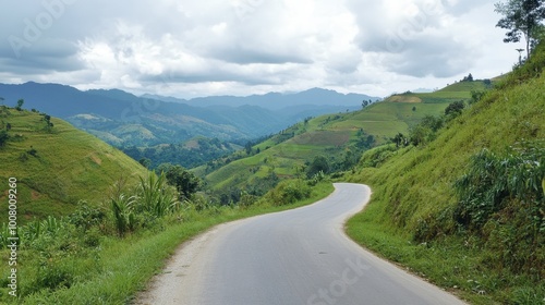 The winding roads and scenic hills at Wang Nam Khiao, a perfect escape from city life.