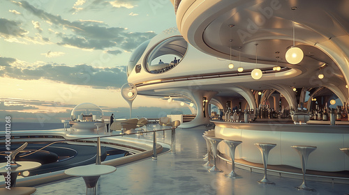 Sky lounge bar future design