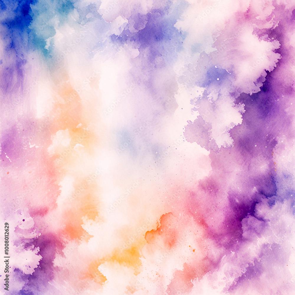 Naklejka premium Angelic Reiki Journey Digital Paper Background