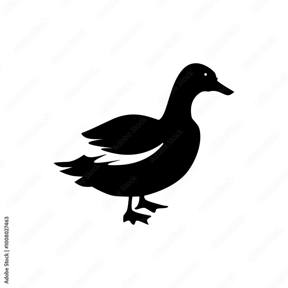 Duck logo vector illustration design template. Duck icon with attractive design. Duck logo vector illustration design template. Duck icon with attractive design.