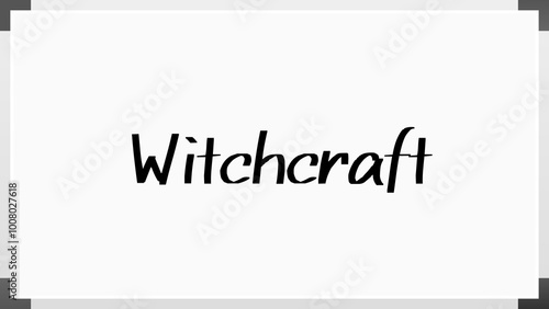 Witchcraft のホワイトボード風イラスト