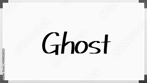 Ghost のホワイトボード風イラスト