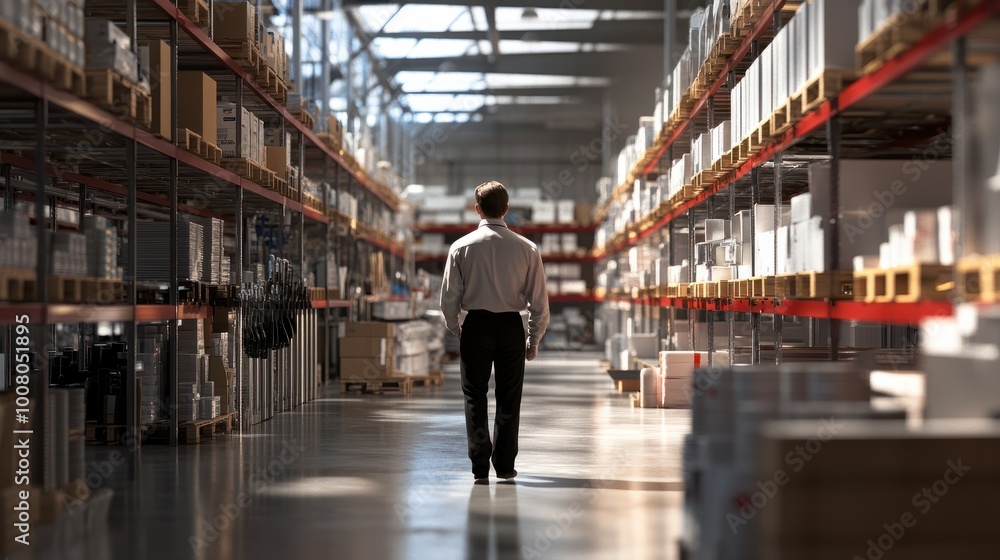 salesman in a hardware warehouse salesman in a hardware warehouse