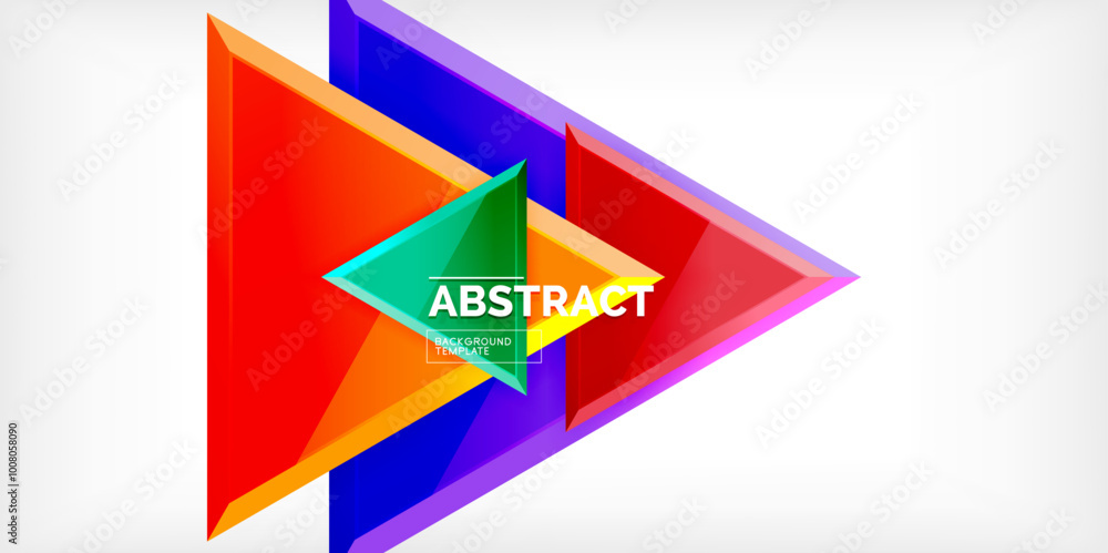 Triangle glass shapes geometric abstract background. Vector Illustration For Wallpaper, Banner, Background, Card, Book Illustration, landing page Triangle glass shapes geometric abstract background. Vector Illustration For Wallpaper, Banner, Background, Card, Book Illustration, landing page