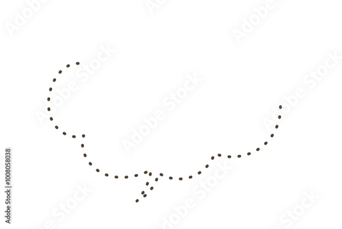 シンプルな点の吹き出し