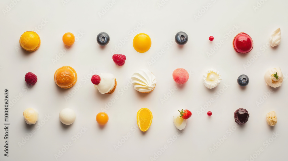 healthy foods on a white background healthy foods on a white background