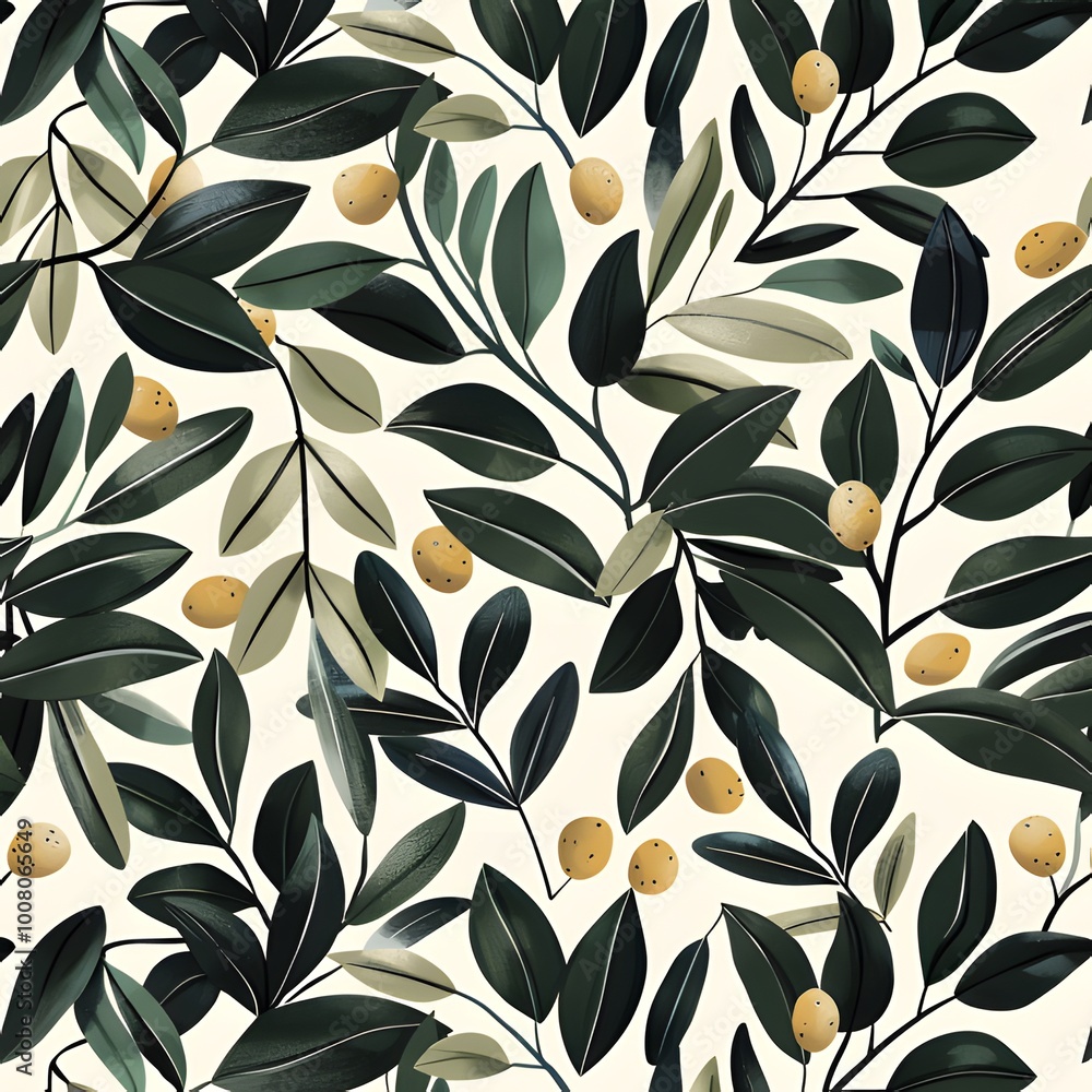 seamless background with leaves seamless background with leaves