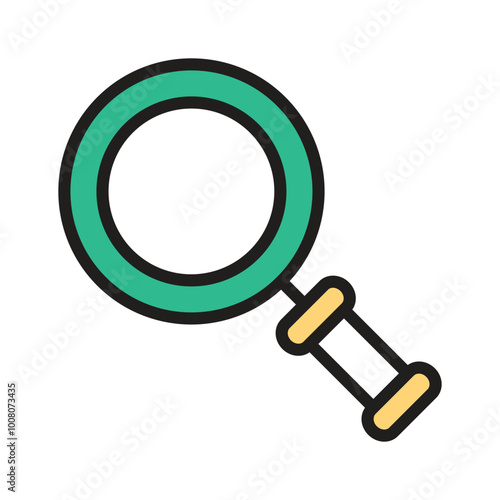 Magnifying glass for closely examining small details in research