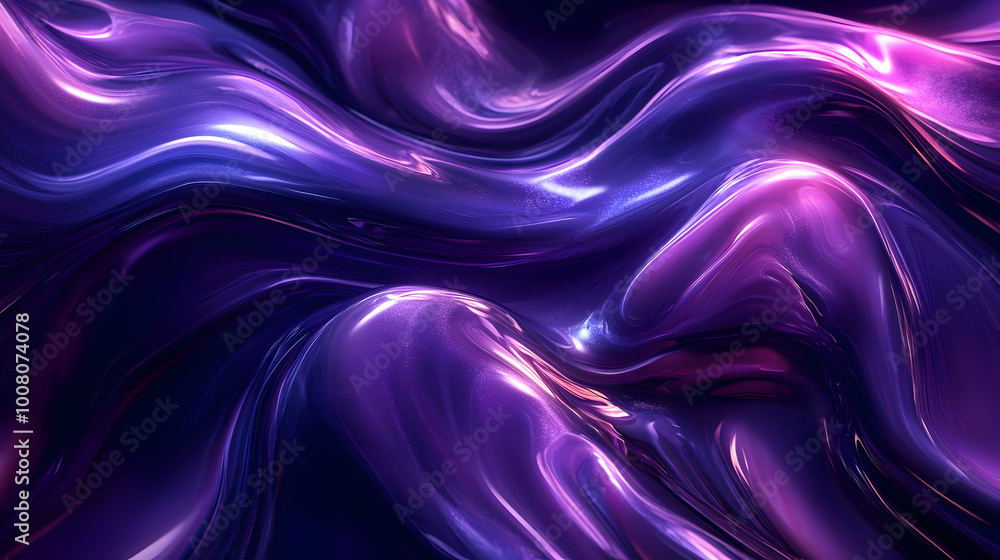 Obraz premium Abstract Purple and Blue Liquid Background