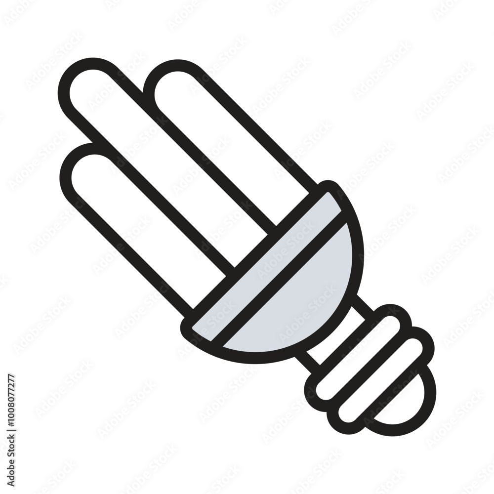 Energy efficient CFL light bulb used for saving electricity Energy efficient CFL light bulb used for saving electricity