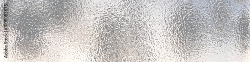 Light matte surface. Plastic glass. Frosted winter window glass. White gray gradient transparent background	
