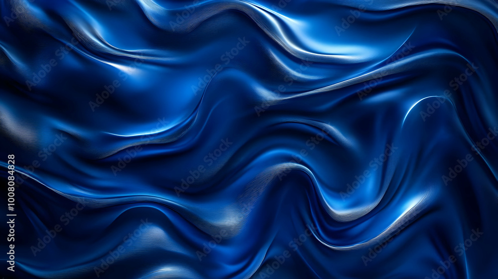 Abstract Blue Wavy Background - Blue Abstract Design Abstract Blue Wavy Background - Blue Abstract Design