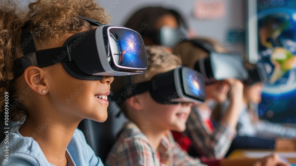 VR Education: Virtual reality enriches education by allowing students to experience historical events and distant galaxies, making learning interactive and engaging.
VR Education: Virtual reality enriches education by allowing students to experience historical events and distant galaxies, making learning interactive and engaging.