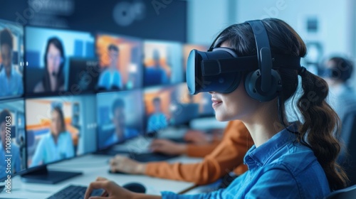 Virtual Meetings: Transform remote work into collaborative experiences with VR, hosting business meetings in virtual boardrooms to reduce travel costs and enhance interaction. 