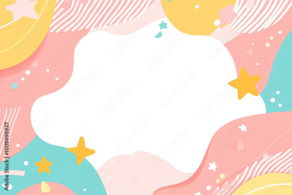 A colorful cartoon comic style background featuring playful shapes and stars, perfect for creative projects. vibrant colors and whimsical design evoke cheerful atmosphere A colorful cartoon comic style background featuring playful shapes and stars, perfect for creative projects. vibrant colors and whimsical design evoke cheerful atmosphere