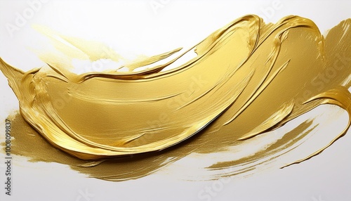 金色の絵の具のテクスチャ