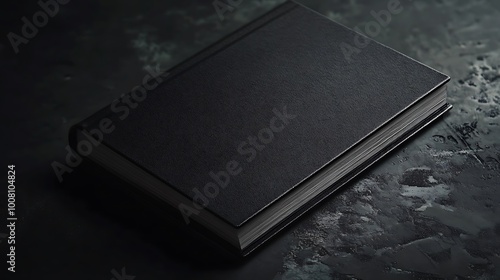 Black Book Mockup in Dark background