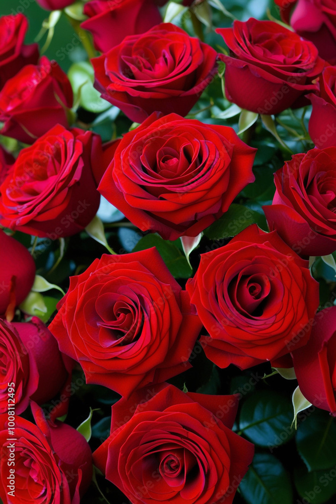 background of red roses close up background of red roses close up