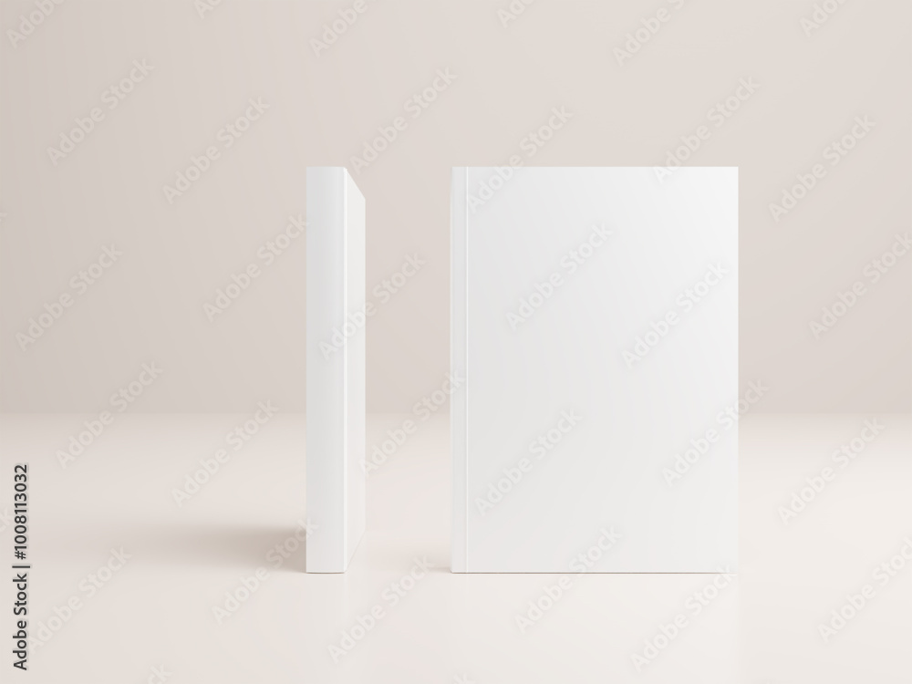 3d Render blank book for mockup design book cover 3d Render blank book for mockup design book cover