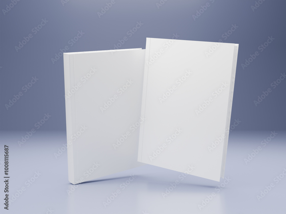 3d Render blank book for mockup design book cover 3d Render blank book for mockup design book cover