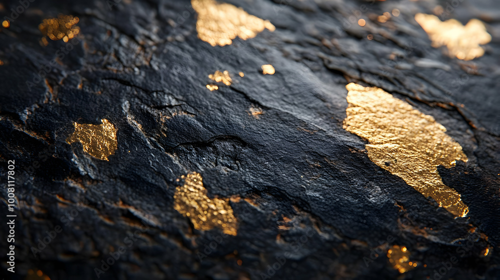 Abstract Background with Golden Texture Abstract Background with Golden Texture