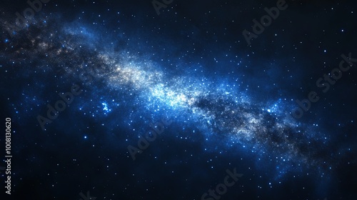 Вeautiful nebula galaxy view night landscape	 photo