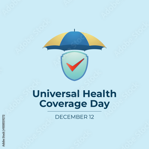 vector graphic of Universal Health Coverage Day ideal for Universal Health Coverage Day celebration.