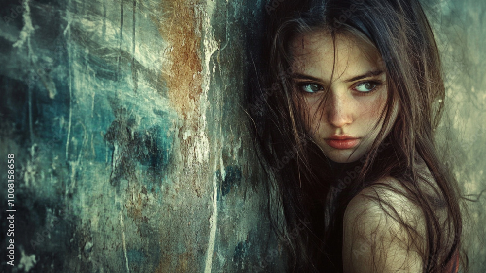 A sad young woman, Photography, Bright scenery, Urban A sad young woman, Photography, Bright scenery, Urban