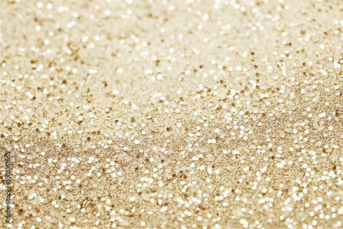 Abstract golden glitter texture forming a shimmering and festive background, perfect for christmas or new year's designs