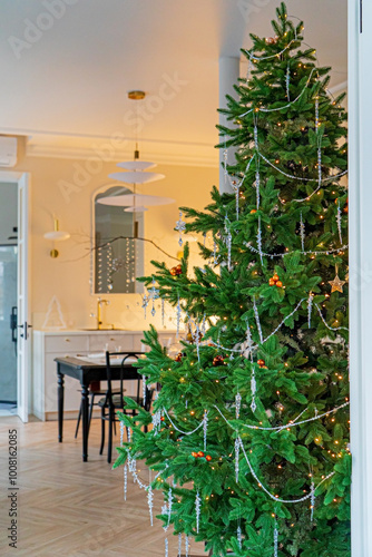 Christmas tree in the flat