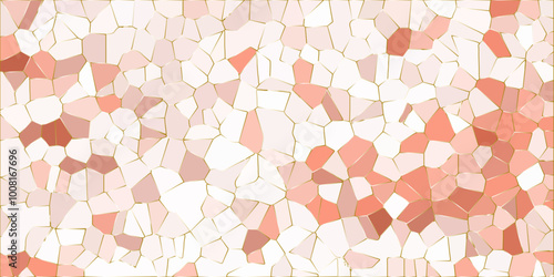 Title: Abstract Low Polygon pink gradient Generative Crystal texture background Geometric colored background for interior solutions or covers. triangle of crystallized. poly pattern Cement kitchen dec