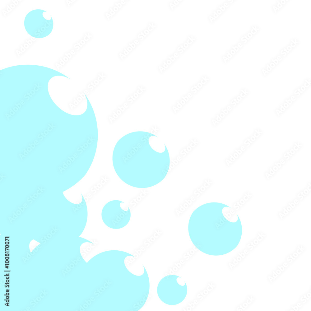 Blue Bubbles Corner Blue Bubbles Corner