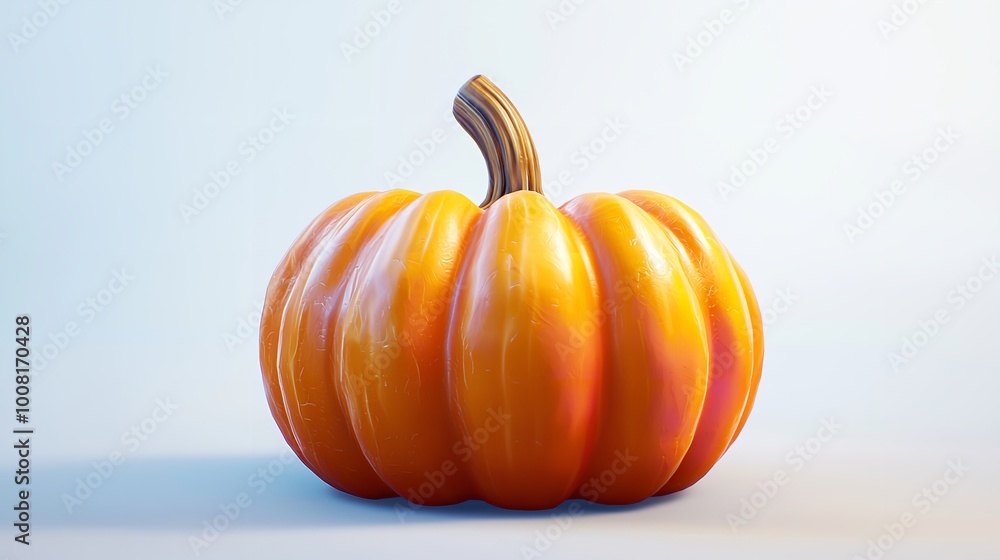 Isolated whole butternut pumpkin on white background Isolated whole butternut pumpkin on white background
