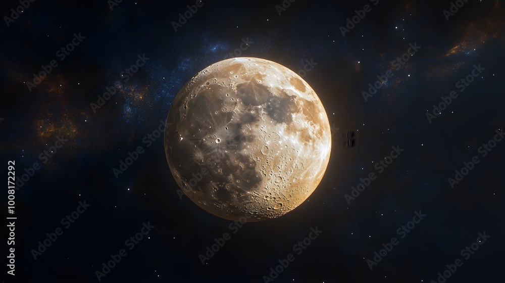 Full moon brightens the vast night sky scene photos Full moon brightens the vast night sky scene photos