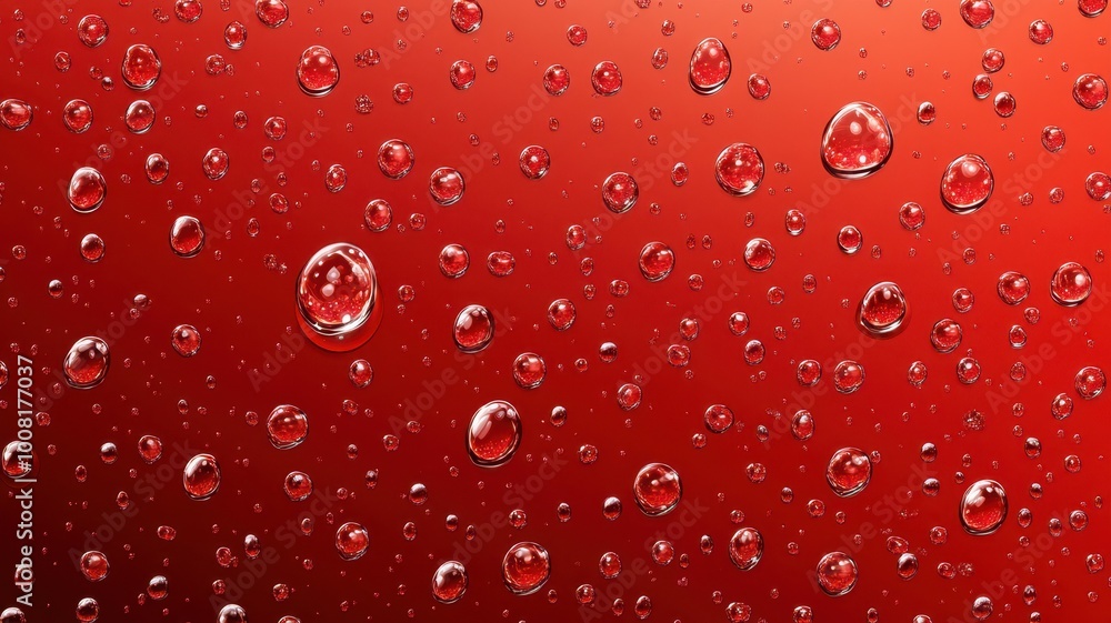 Vector Realistic Water Drops Illustration for Poster,water drops on red surface,Blue water bubbles,Blue background with water drops,Advertisement Background,Macro photo of water drops. Vector Realistic Water Drops Illustration for Poster,water drops on red surface,Blue water bubbles,Blue background with water drops,Advertisement Background,Macro photo of water drops.