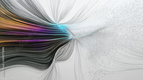 Dynamic visual of fiber optics in action, ideal for representing internet speed and connectivity in ads.