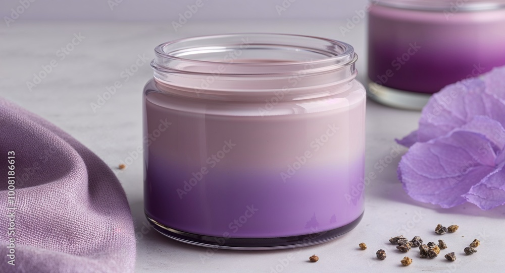 Subtle pale plum mixed with a soft lavender gradient 