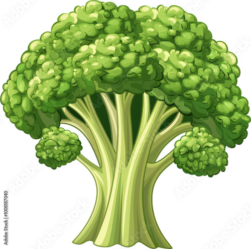 Fresh green broccoli