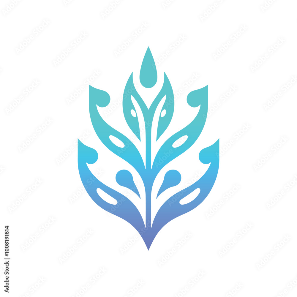 Leaf style creative abstract logo design, nature inspired logo Leaf style creative abstract logo design, nature inspired logo