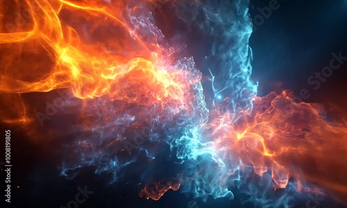 Wallpaper Mural Cosmic Fire and Ice Torontodigital.ca