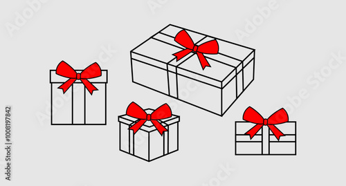 gift box vector symbol vector illustration