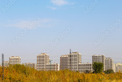 new buildings in the city of Kyiv Ukrainat