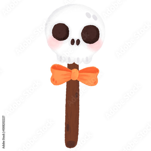 Halloween skull shaped candy