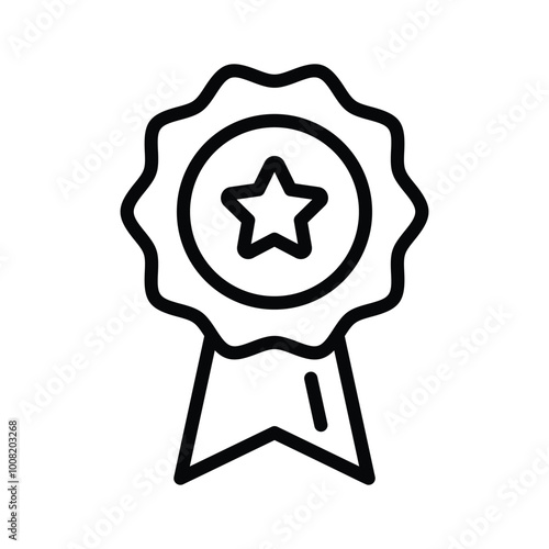 Gold star badge signifying an award or achievement in scientific research