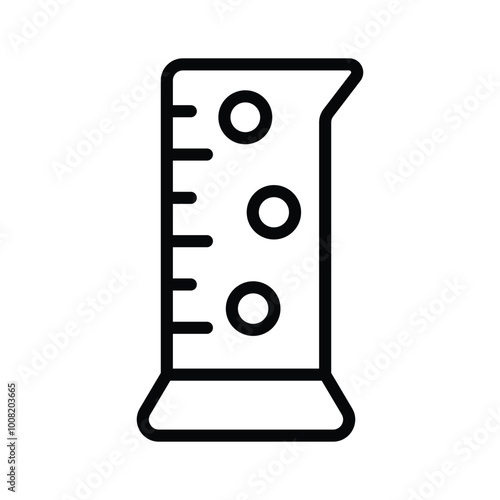 Graduated cylinder for accurately measuring liquids in experiments