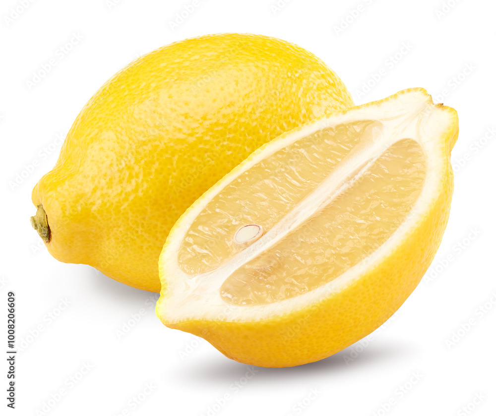 lemon isolated on white background. clipping path lemon isolated on white background. clipping path