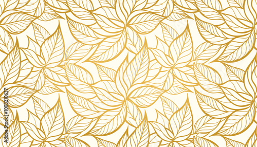 Elegant seamless pattern in modern style. Abstract cute minimalist background. Geometric texture of plants and petals vector illustration.