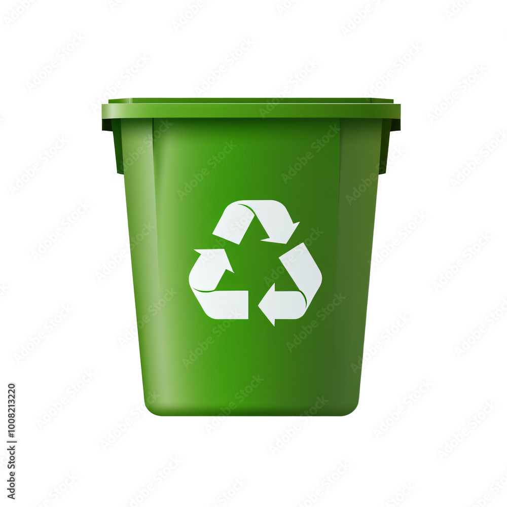 Minimalist Vector Design of Floating Recycling Bin on a transparent background Minimalist Vector Design of Floating Recycling Bin on a transparent background