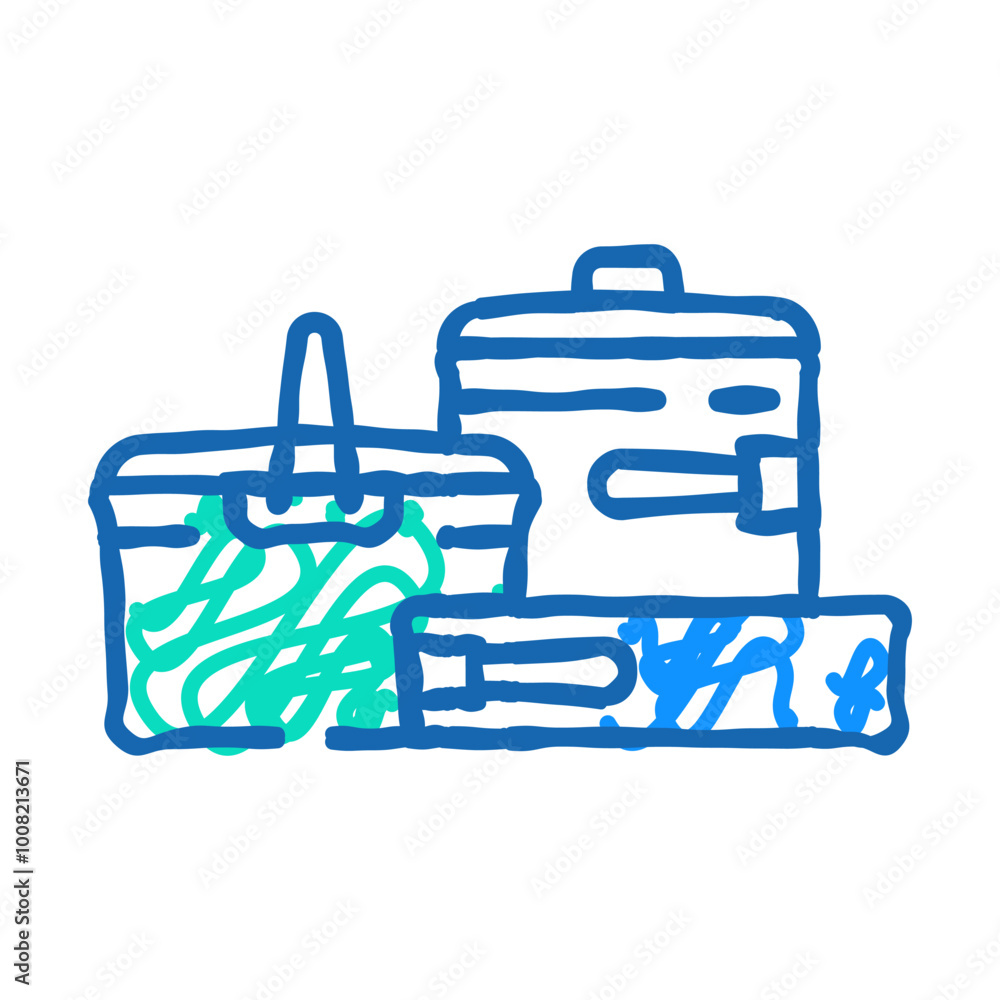 camp cookset mountaineering adventure doodle icon sketch vector. camp cookset mountaineering adventure sign. isolated symbol illustration camp cookset mountaineering adventure doodle icon sketch vector. camp cookset mountaineering adventure sign. isolated symbol illustration